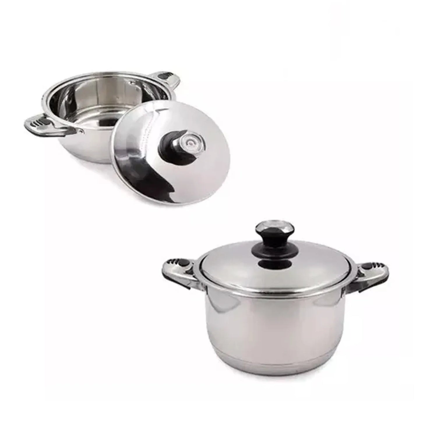 Tramontina - Juego De Ollas 16 Piezas Acero Inoxidable - Pague En la Entrega