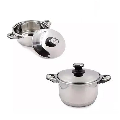 Tramontina - Juego De Ollas 16 Piezas Acero Inoxidable - Pague En la Entrega